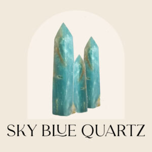 Sky blue Quartz Tower